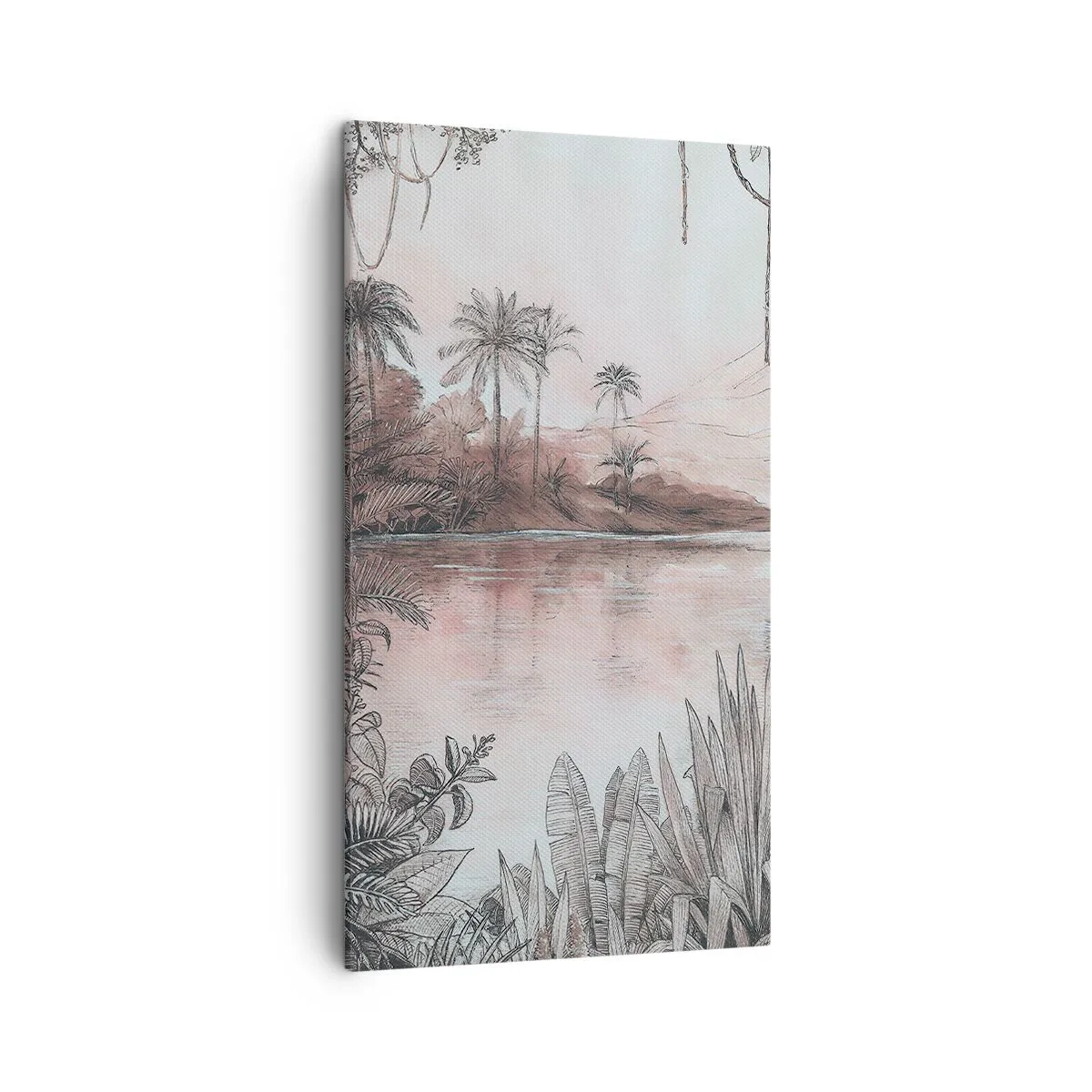 Tablou pe pânză - Jurnalul unui explorator din secolul al XIX-lea - 45x80 cm