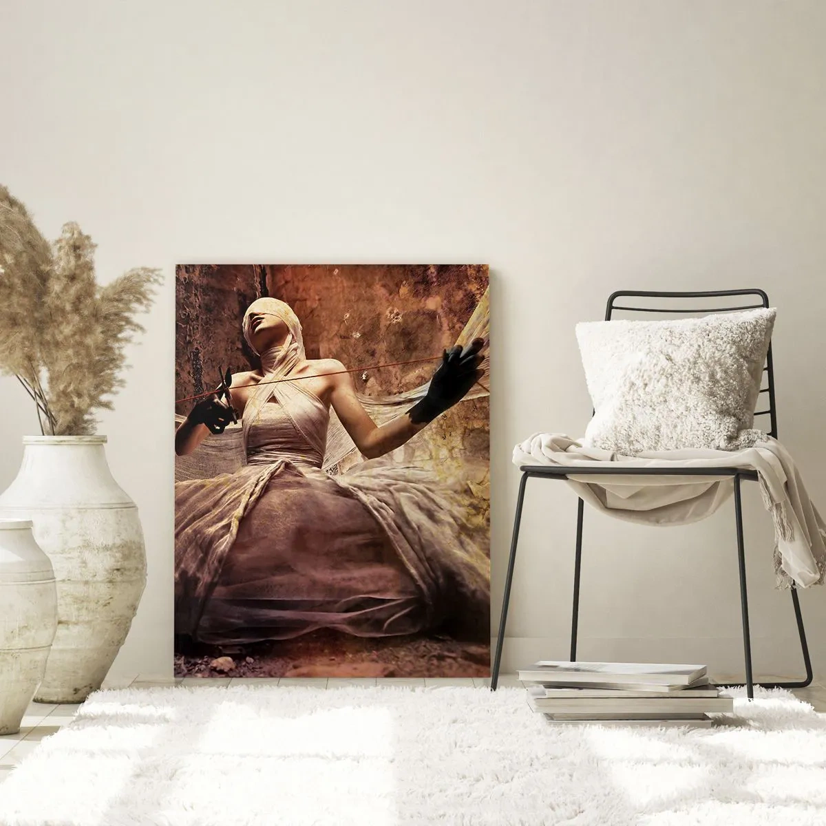 Tablou pe sticlă - Zeița destinului - 50x70 cm