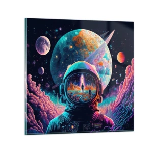 Tablou pe sticlă - Visul nevisat al filozofiilor - 30x30 cm