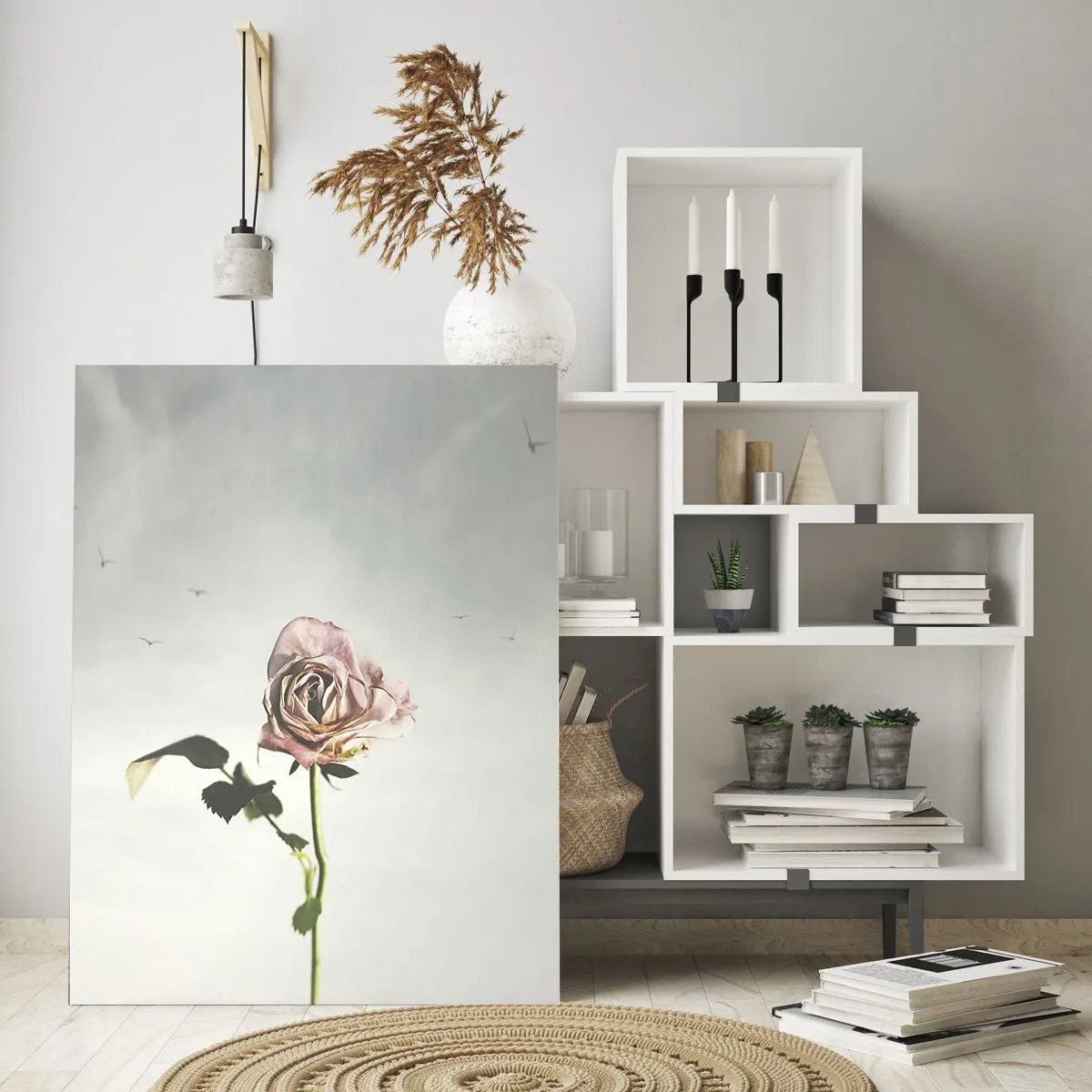 Tablou pe sticlă - Primăvara binevenită - 50x70 cm