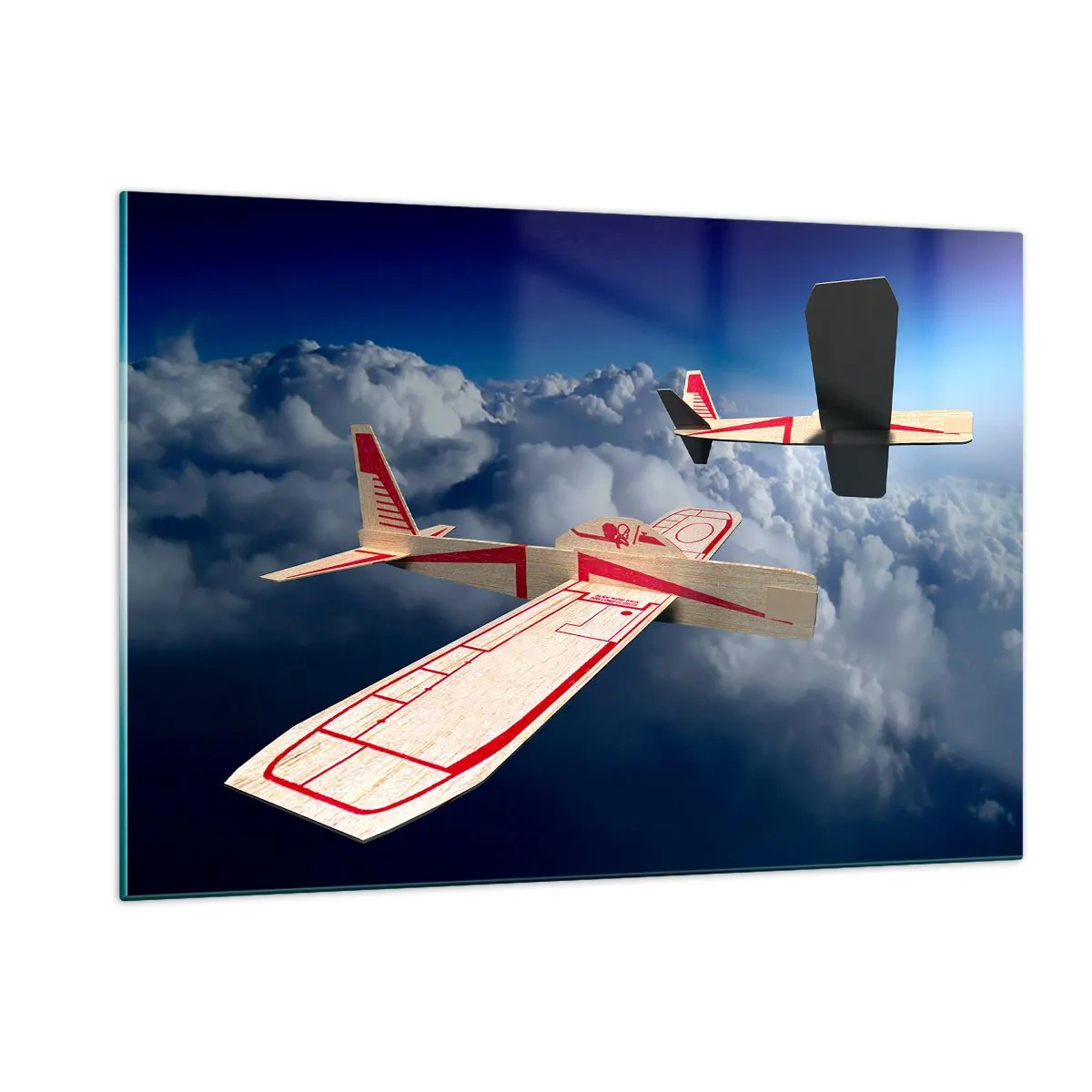 Tablou pe sticlă - Chiar mai sus, chiar mai departe - 120x80 cm