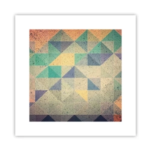 Poster - Republica triunghiurilor - 30x30 cm