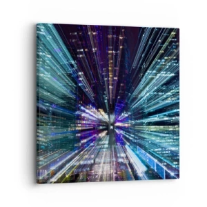 Tablou pe pânză - Trecere către hiperspațiu - 30x30 cm