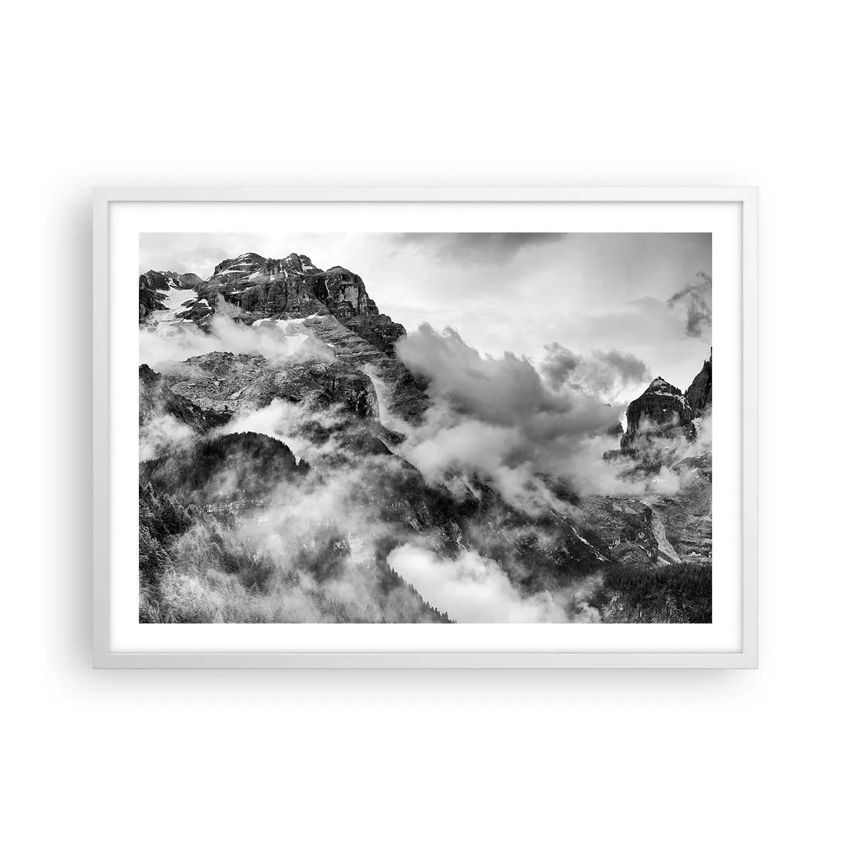 Poster în ramă albă - Frumoase și crude - 70x50 cm