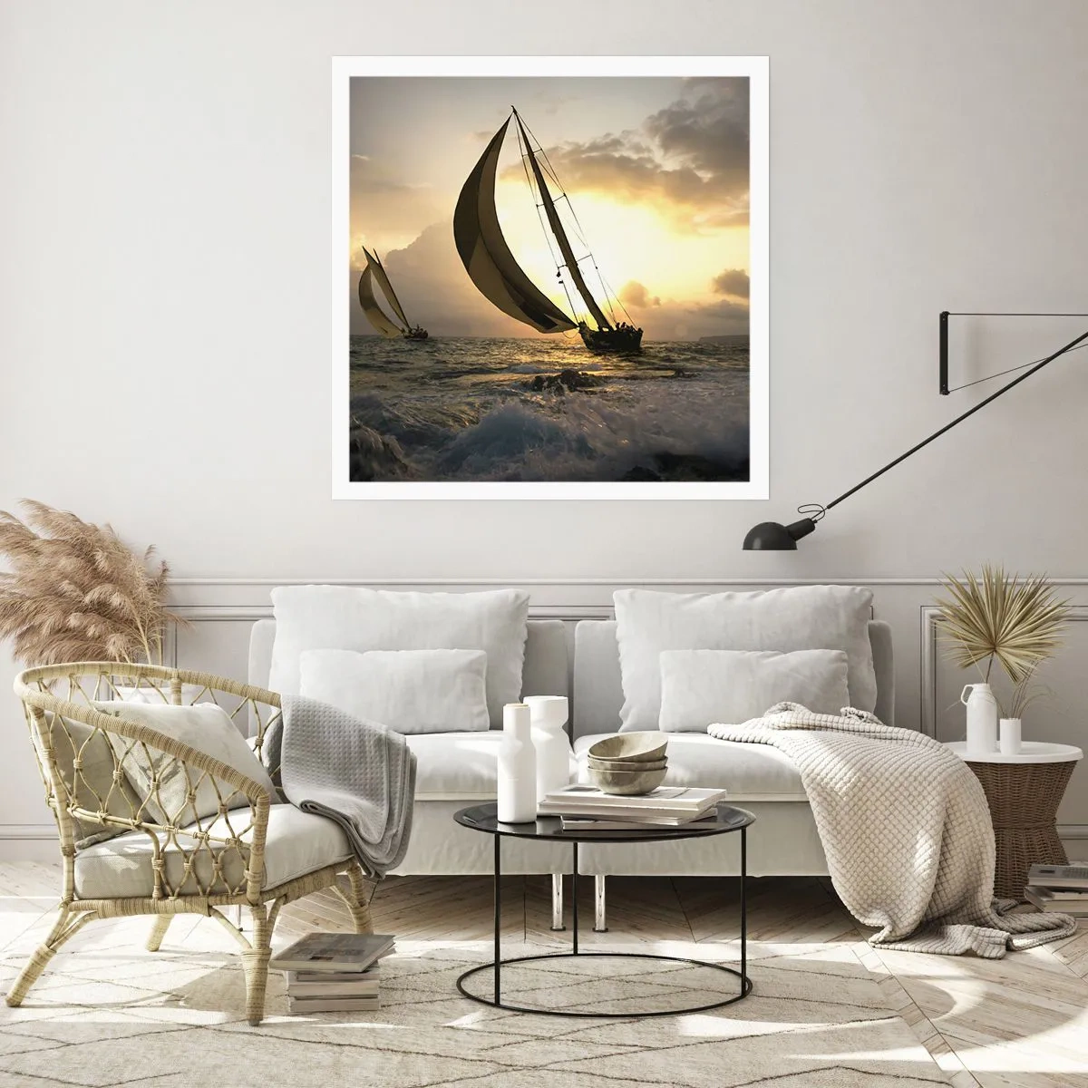 Poster - Vânt în jos și în sus - 30x30 cm