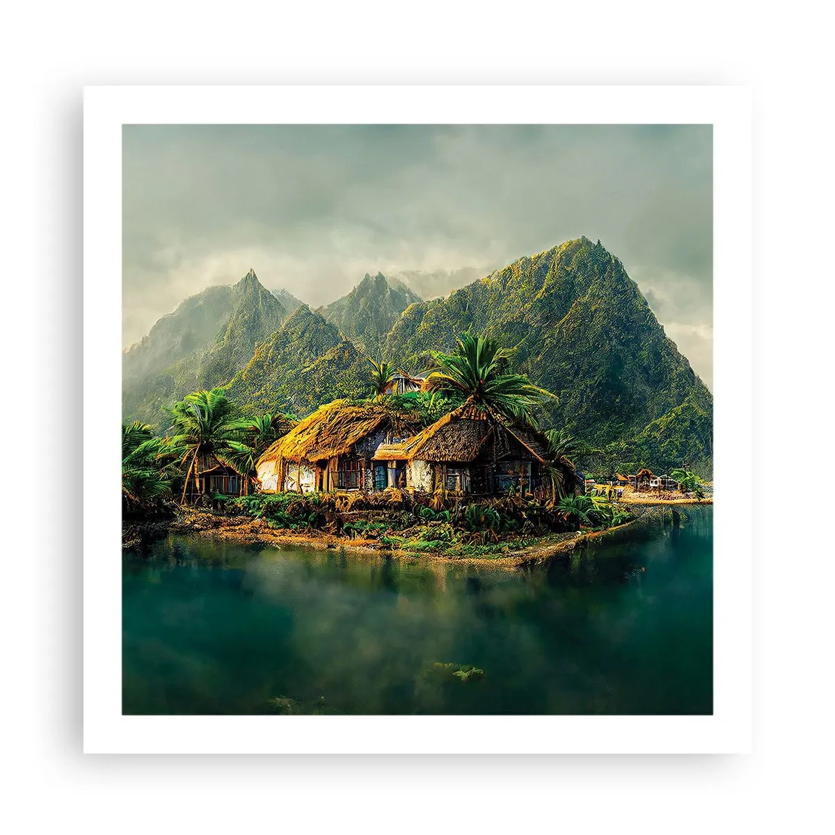 Poster - Paradisul tropical - 60x60 cm