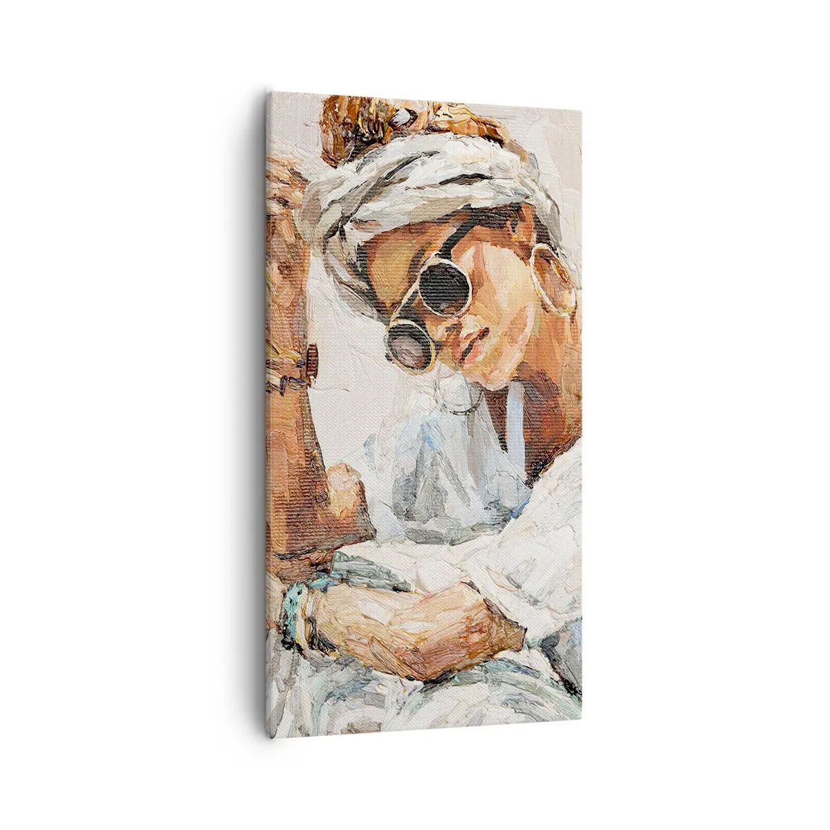 Tablou pe pânză - Portret în plin soare - 55x100 cm