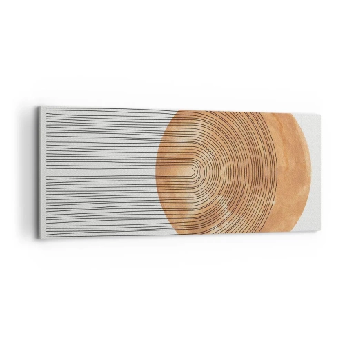 Tablou pe pânză - Compoziția solară - 100x40 cm