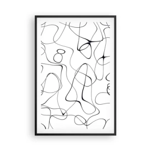 Poster în ramă neagră - Căile vieții, căile destinului - 61x91 cm