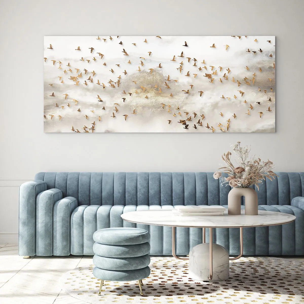 Tablou pe sticlă - A sosit timpul... - 160x50 cm