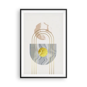 Poster în ramă neagră - Lumină și strălucire - 61x91 cm