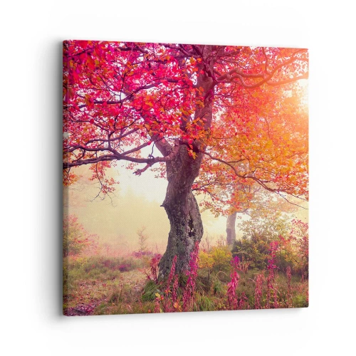 Tablou pe pânză - O frenezie de înflorire - 30x30 cm