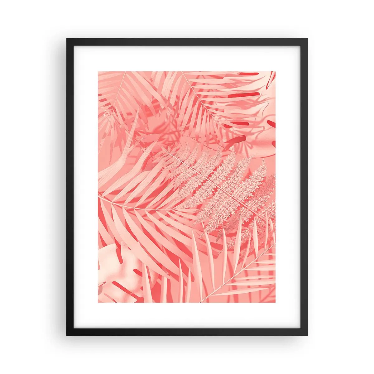 Poster în ramă neagră - Conceptul roz - 40x50 cm