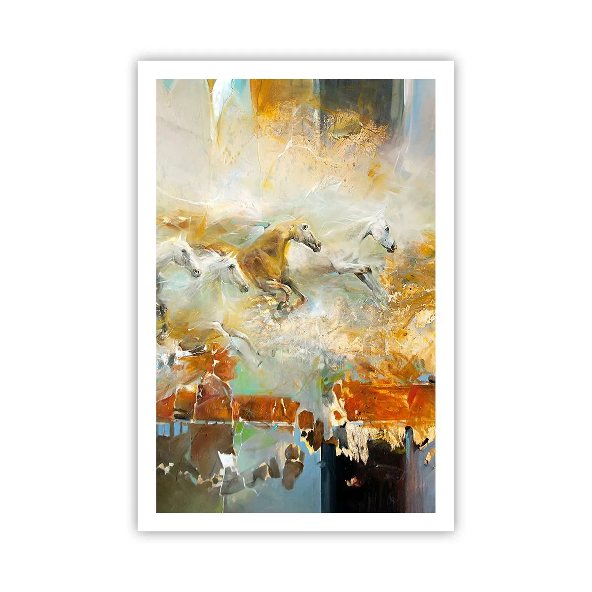 Poster - Galopând prin lumină - 61x91 cm