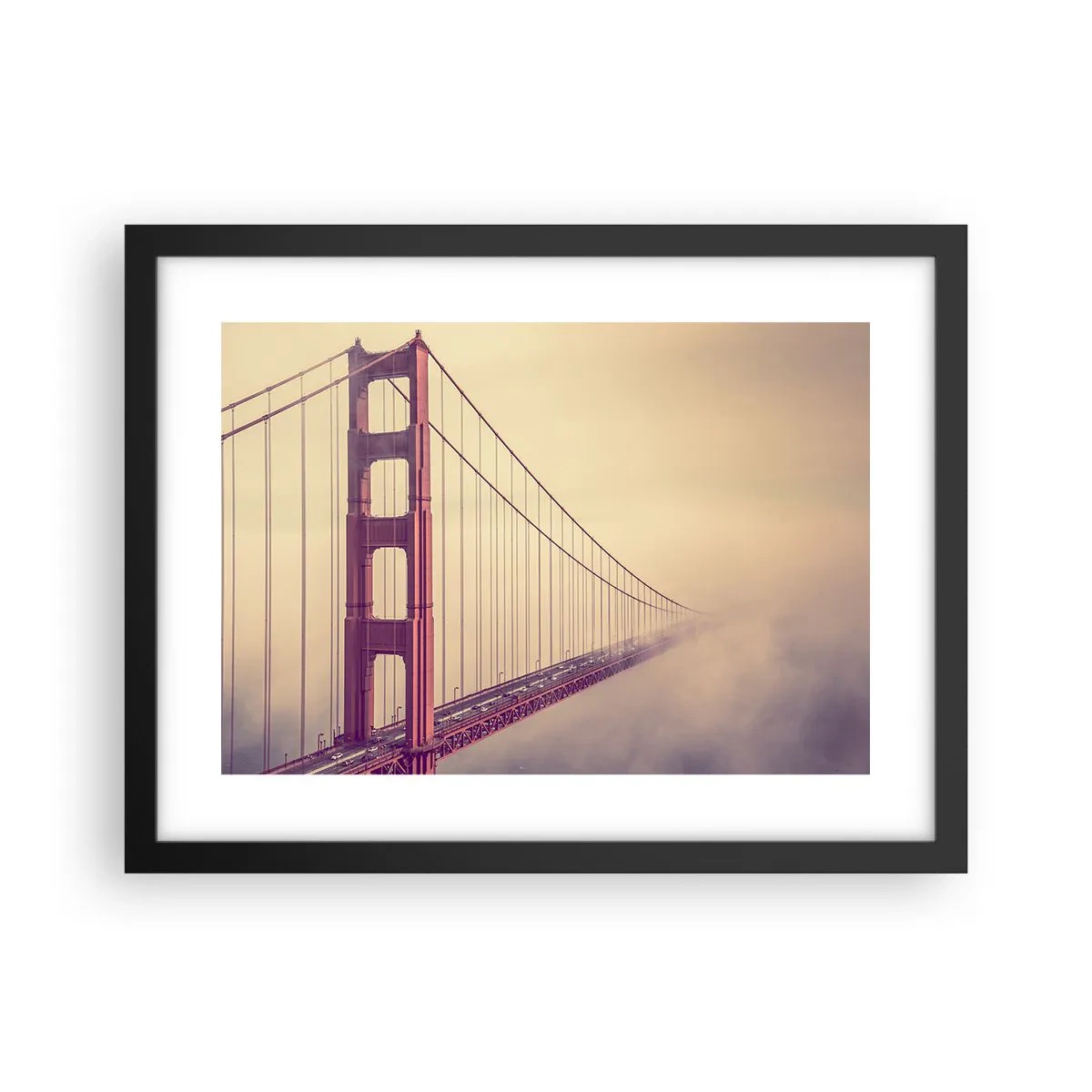 Poster în ramă neagră - Între cer și pământ - 40x30 cm