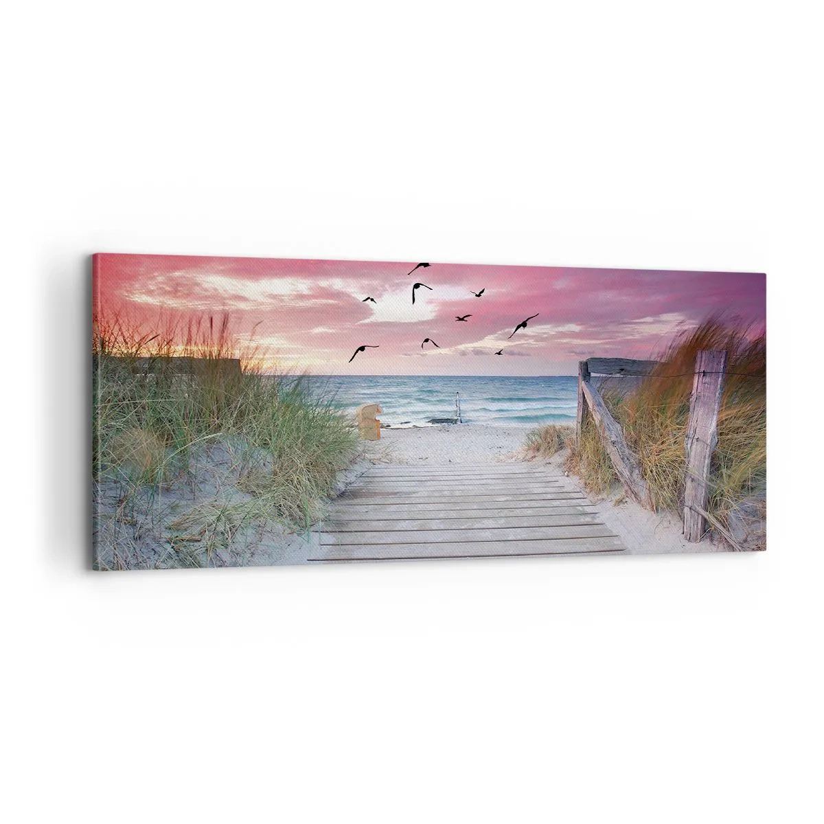 Tablou pe pânză - Impresie baltică - 100x40 cm
