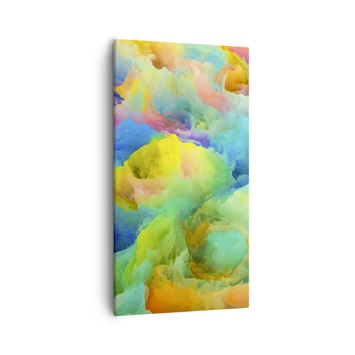 Tablou pe pânză - Puf multicolor - 55x100 cm