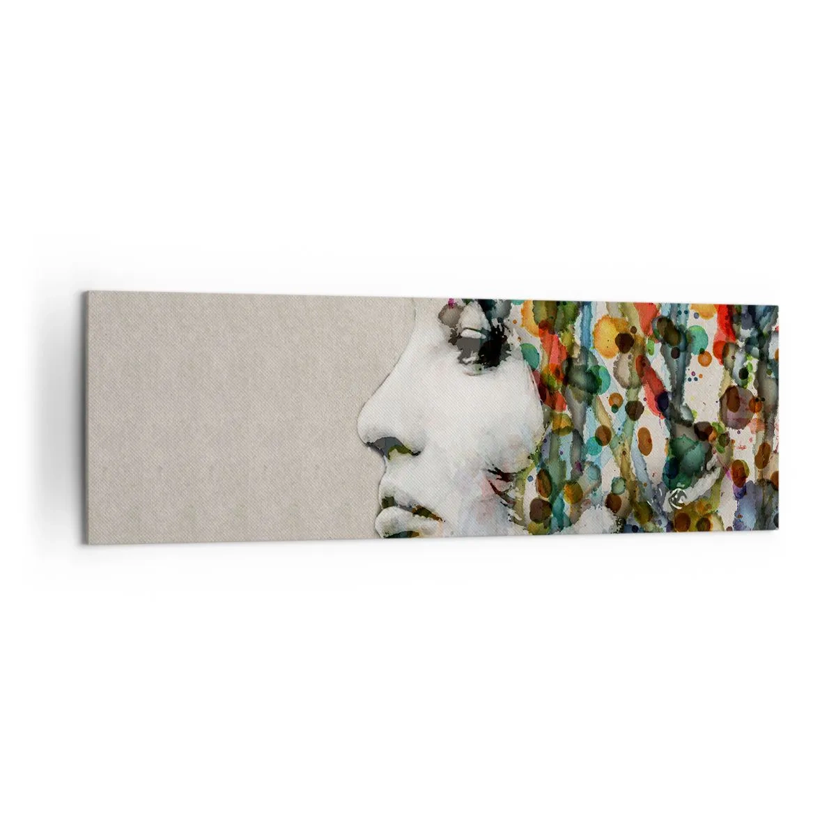 Tablou pe pânză - A ieșit din cenușiu - 160x50 cm