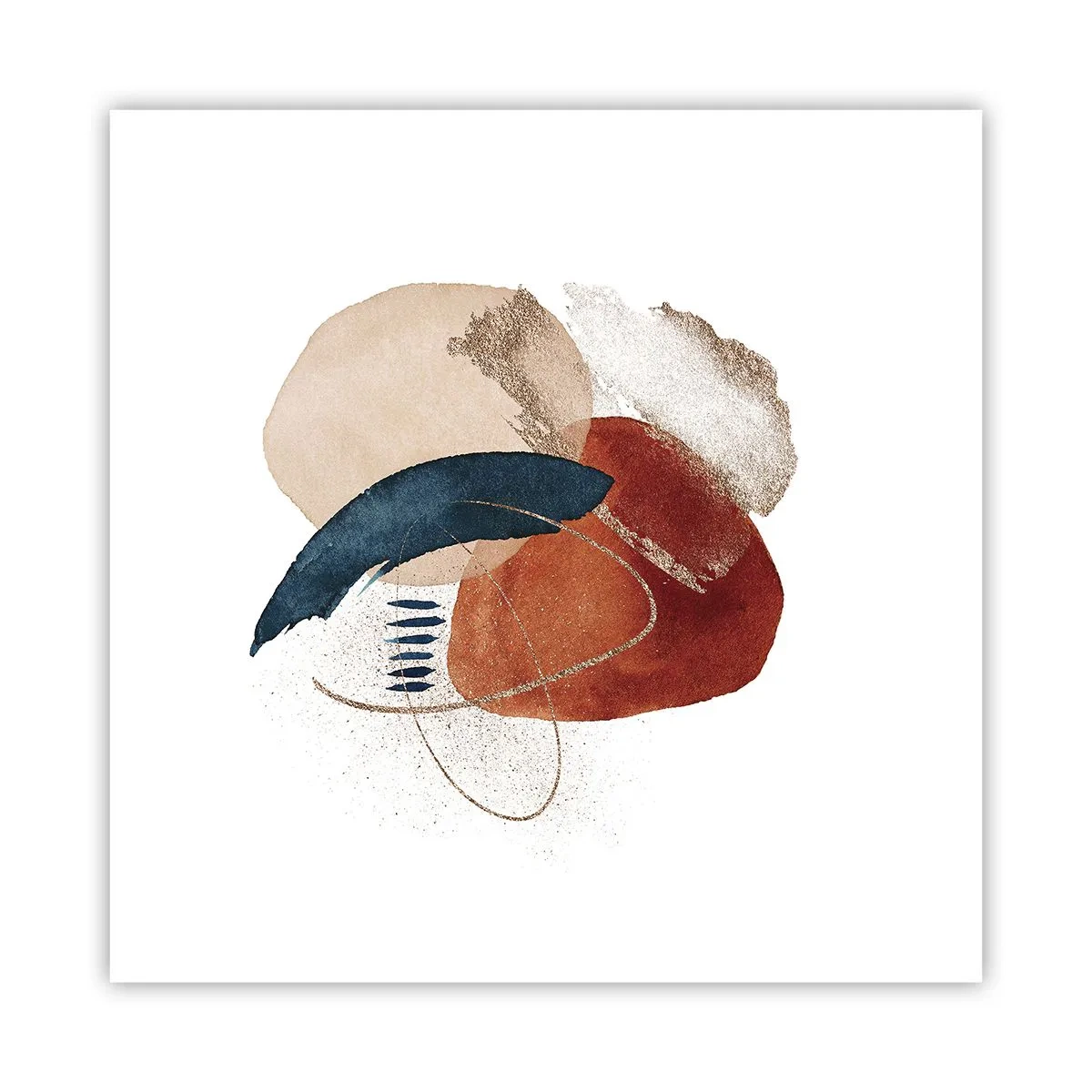 Poster - Compoziție ovală - 40x40 cm
