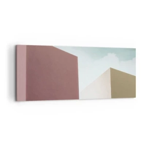 Tablou pe pânză - Geometria unei veri însorite - 100x40 cm