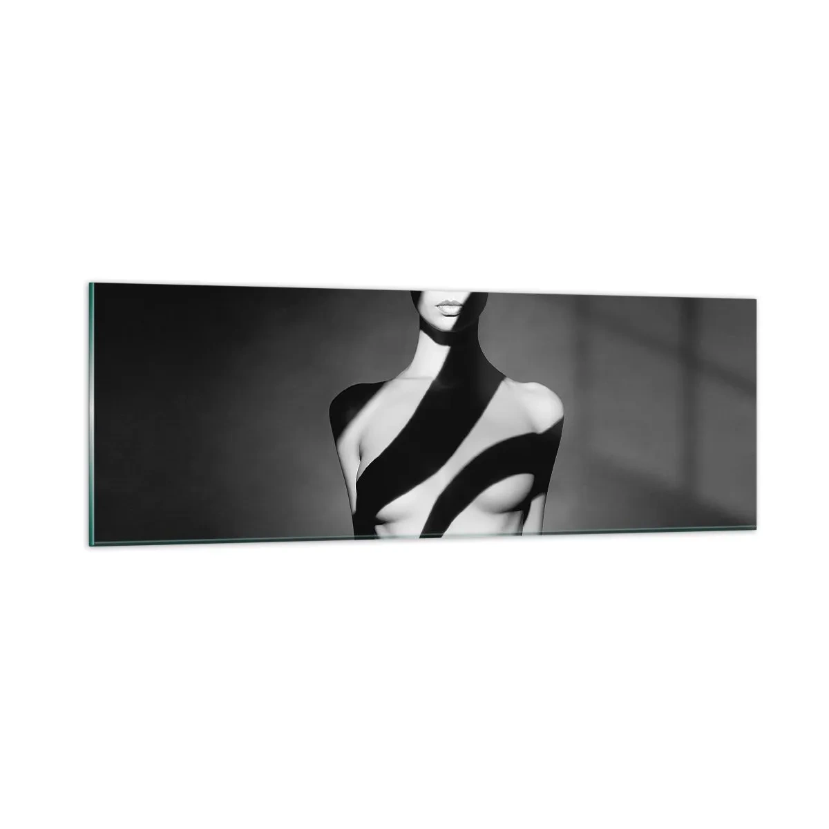 Tablou pe sticlă - La strălucire și la umbră - 90x30 cm
