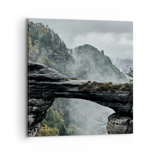 Tablou pe pânză - Aventura este pe cale să înceapă - 70x70 cm
