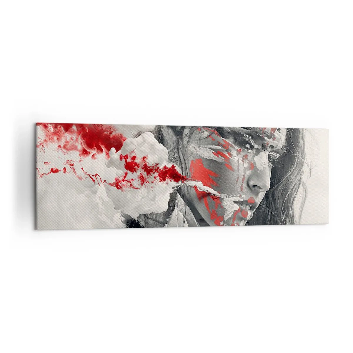 Tablou pe pânză - În aburul absurdului - 160x50 cm