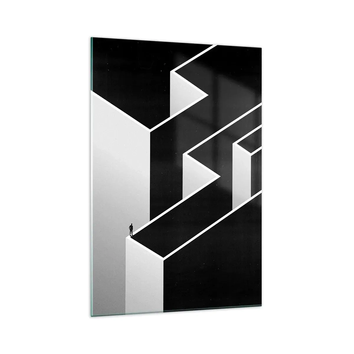 Tablou pe sticlă - Singurătate la vârf - 70x100 cm