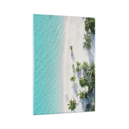 Tablou pe sticlă - Vacanță în paradis - 70x100 cm