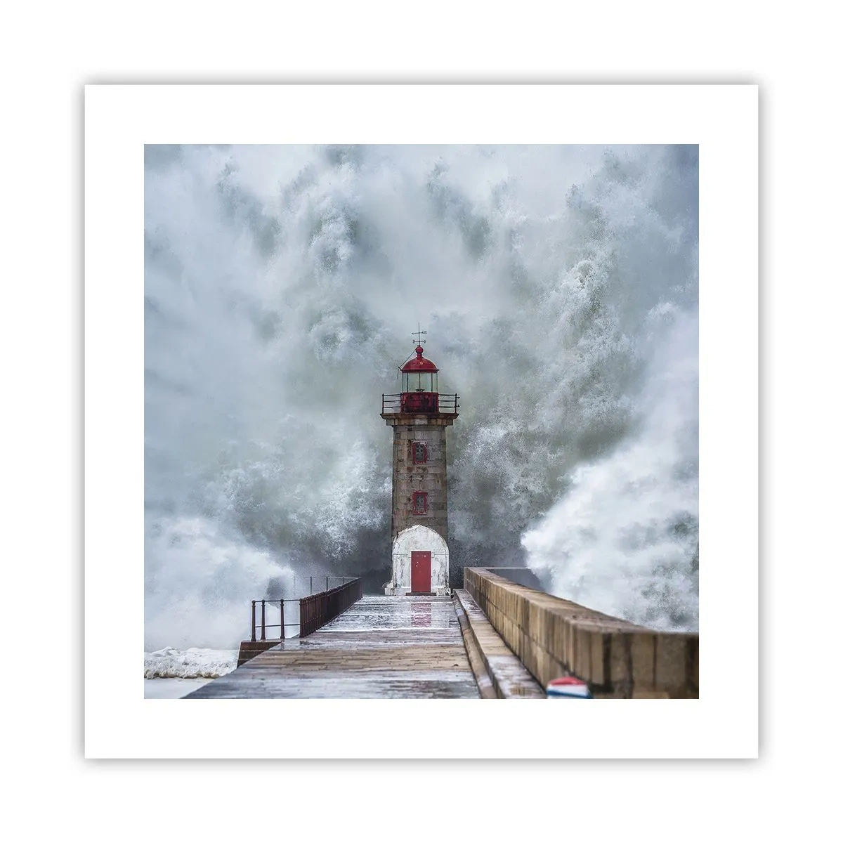 Poster - Zgomotul apelor, sunetul vântului - 40x40 cm