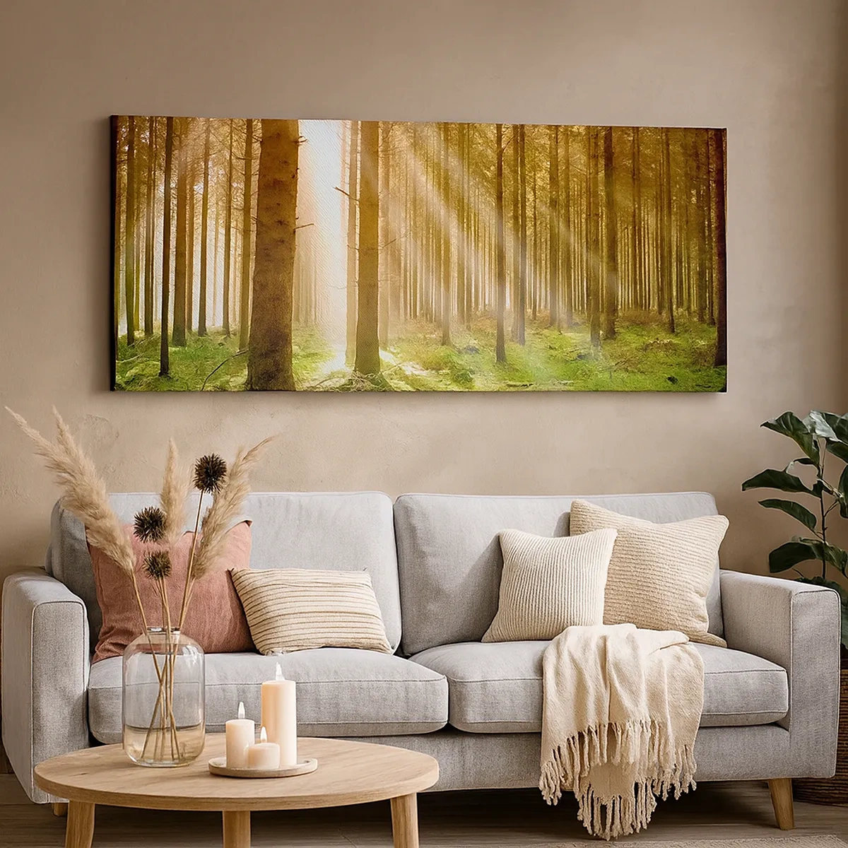 Tablou pe pânză - Spiridușii sunt pe cale să apară - 30x30 cm