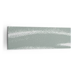 Tablou pe pânză - Abstracție în stil de iarnă - 160x50 cm