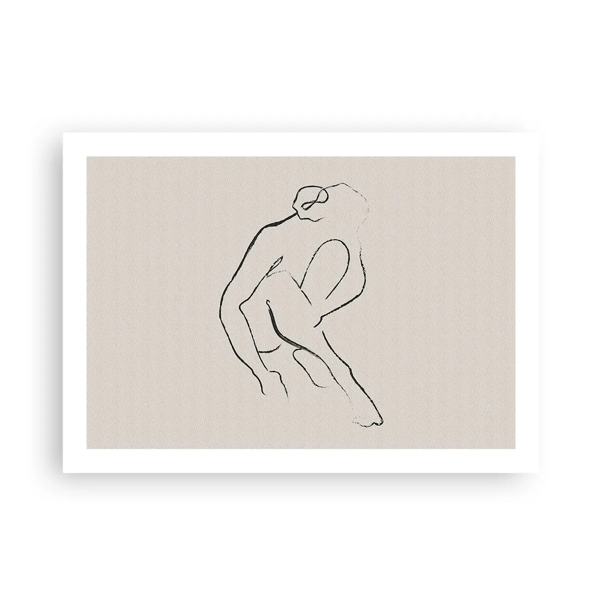 Poster - Schiță intimă - 70x50 cm