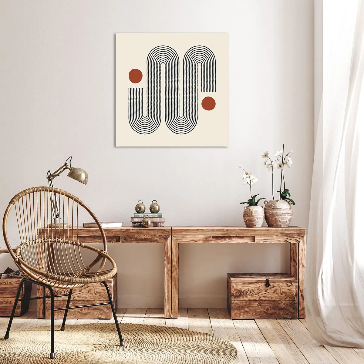 Tablou pe pânză - De la început până la sfârșit - 60x60 cm