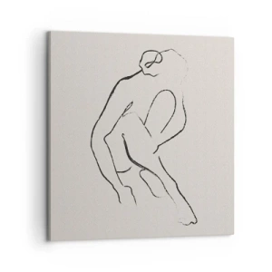 Tablou pe pânză - Schiță intimă - 60x60 cm