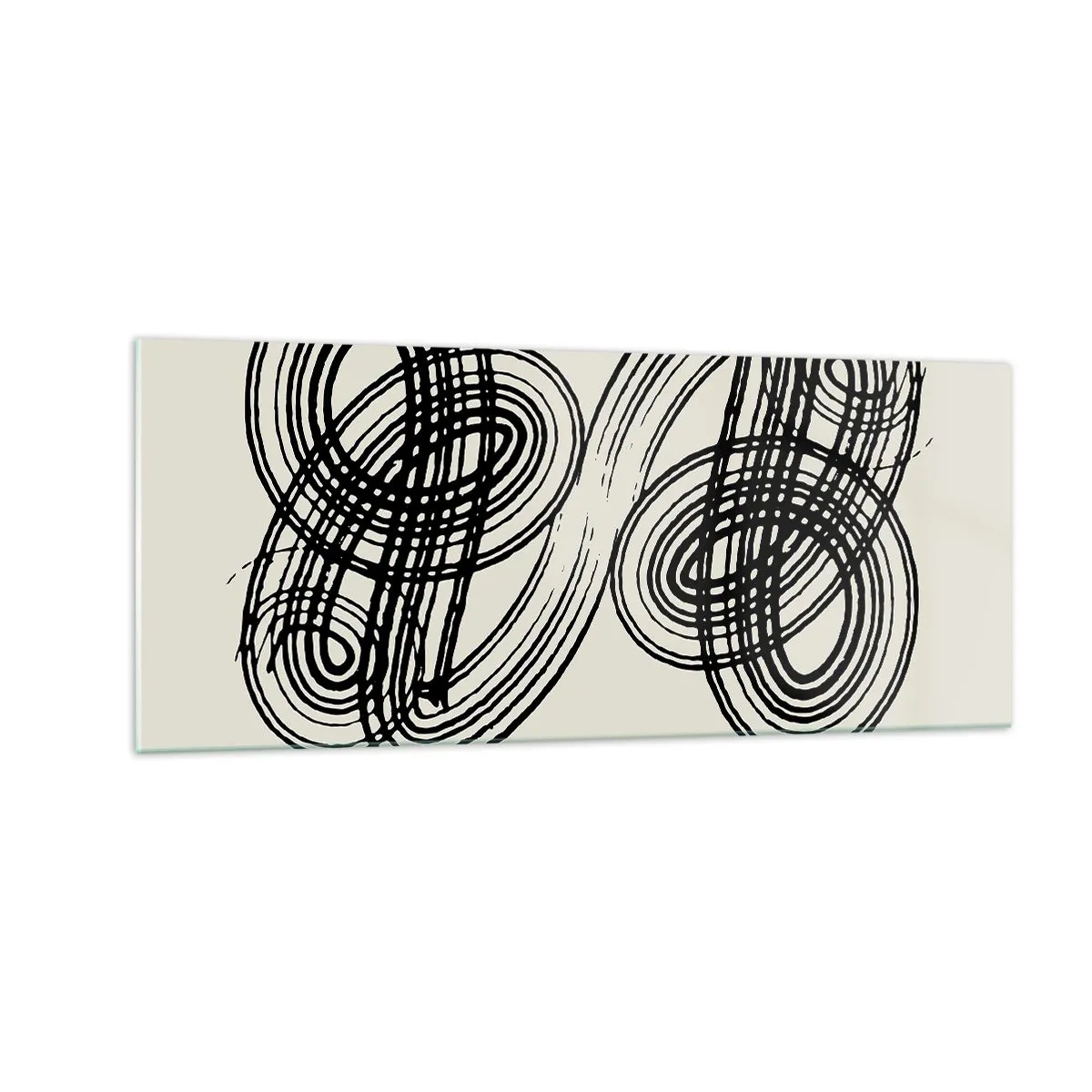 Tablou pe sticlă - A apărut spontan - 100x40 cm