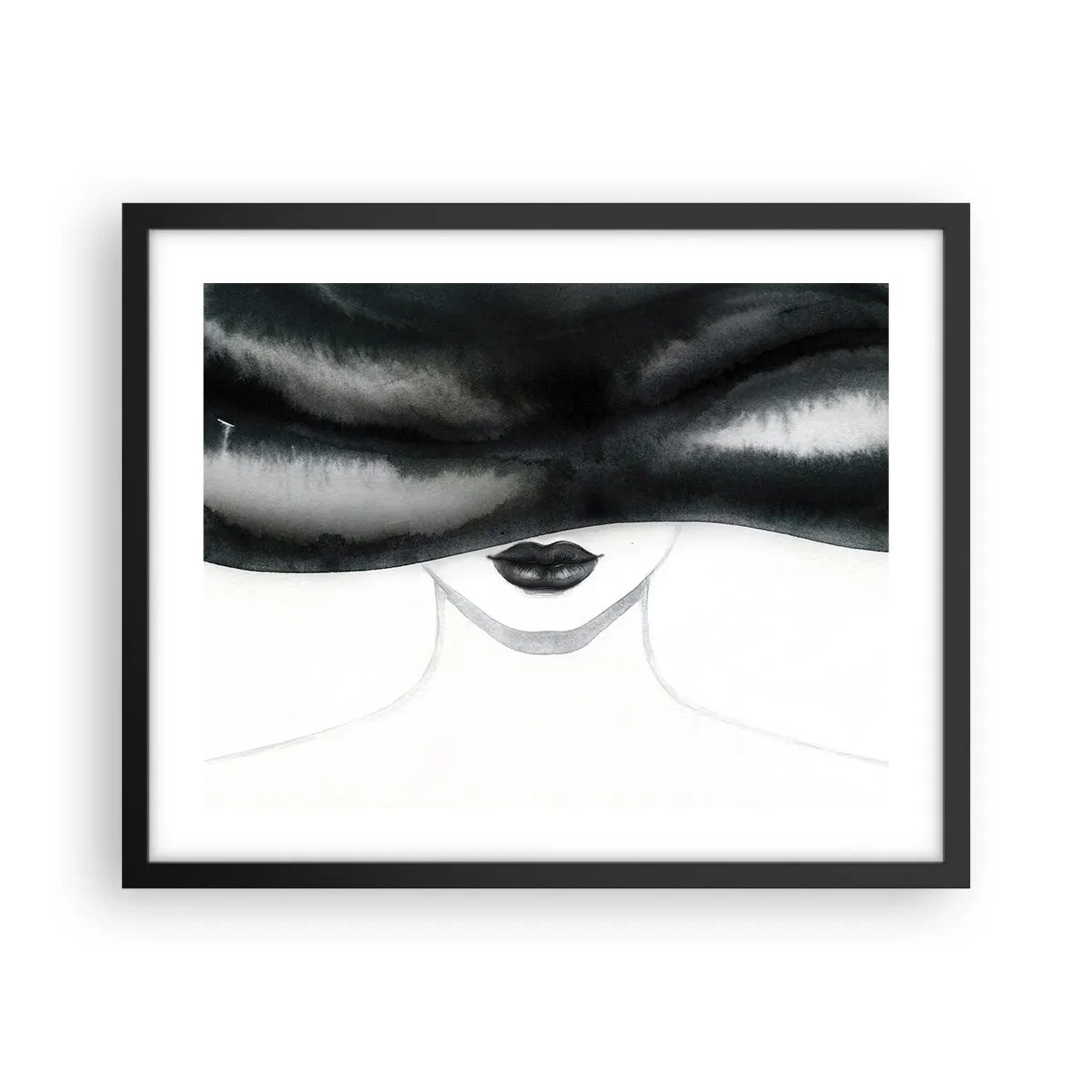 Poster în ramă neagră - Un mister senzual - 50x40 cm