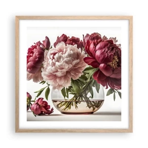 Poster în ramă de stejar deschis - În plină înflorire - 50x50 cm