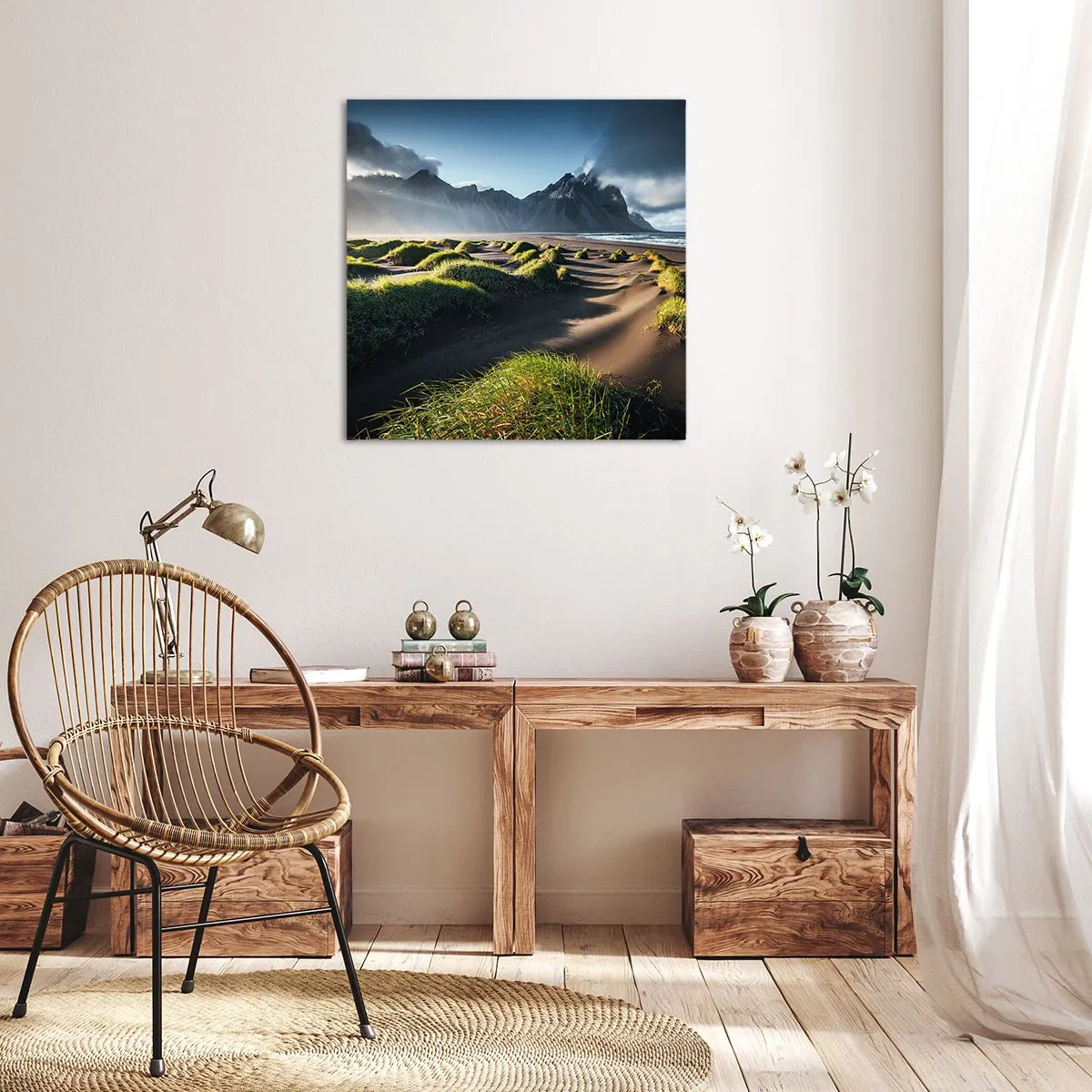 Tablou pe pânză - Armonia elementelor - 70x70 cm