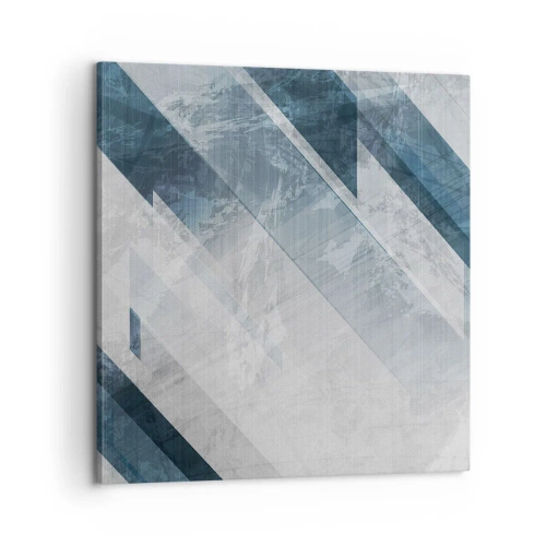 Tablou pe pânză - Compoziția spațială - mișcarea griului - 60x60 cm