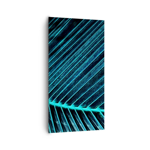 Tablou pe pânză - Textura verdelui - 65x120 cm