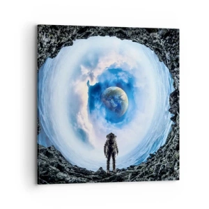 Tablou pe pânză - Nu departe de casă - 70x70 cm