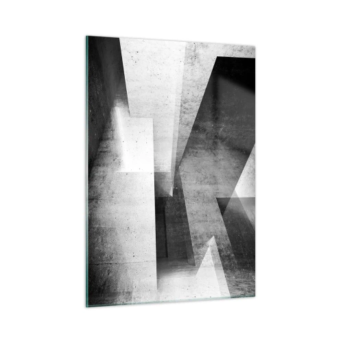 Tablou pe sticlă - Structura spațiului - 50x70 cm