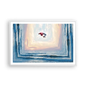 Poster în ramă albă - Spre o altă dimensiune - 91x61 cm