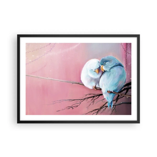 Poster în ramă neagră - Ce mai este de adăugat?... - 70x50 cm