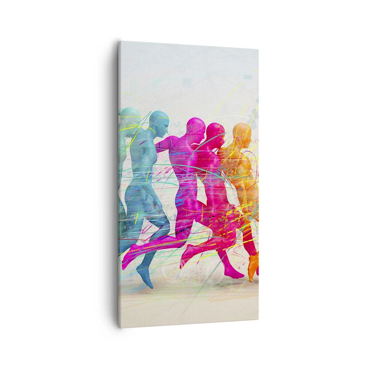 Tablou pe pânză - Armonie de mișcare - 55x100 cm