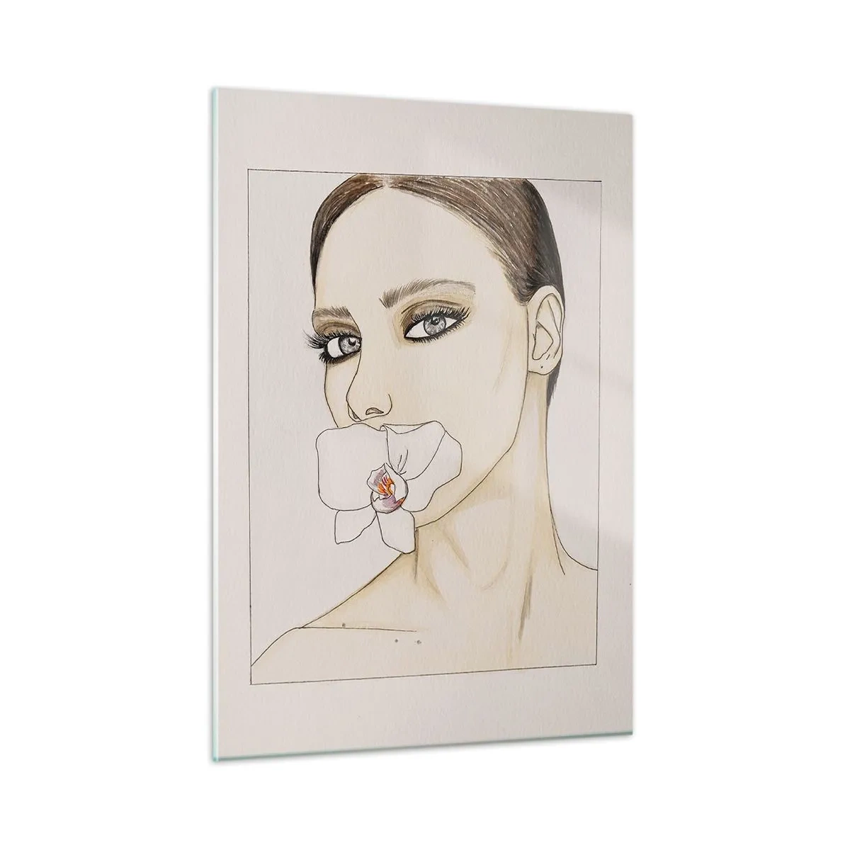 Tablou pe sticlă - Un simbol al eleganței și frumuseții - 50x70 cm