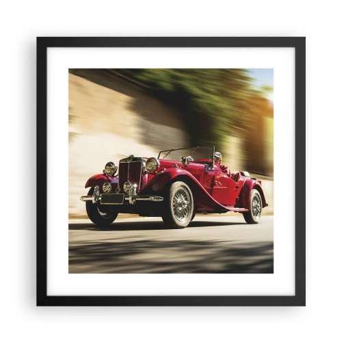 Poster în ramă neagră - Mai frumoasă decât Nike din Samothrace - 40x40 cm