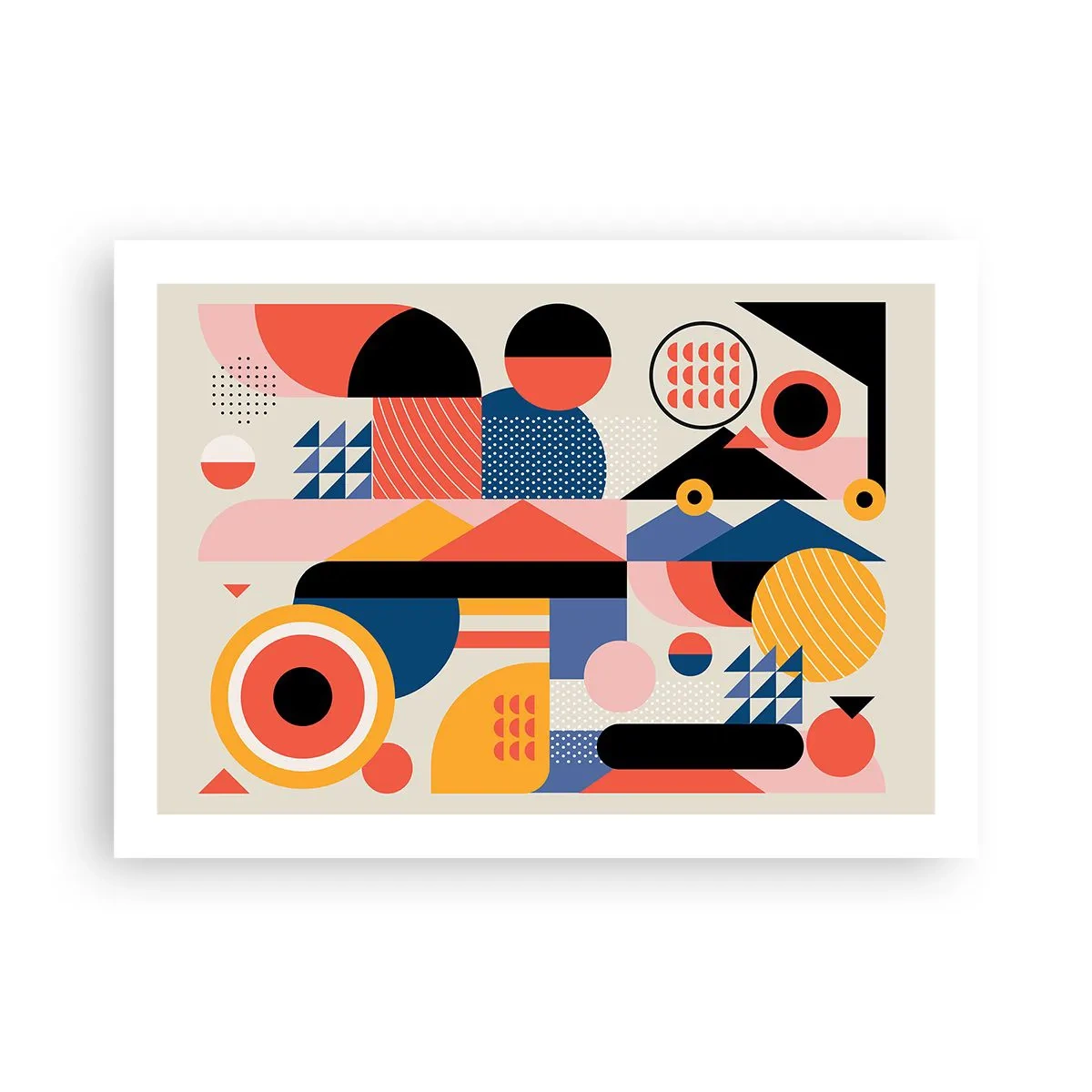 Poster - Compoziție: joacă-te - 70x50 cm