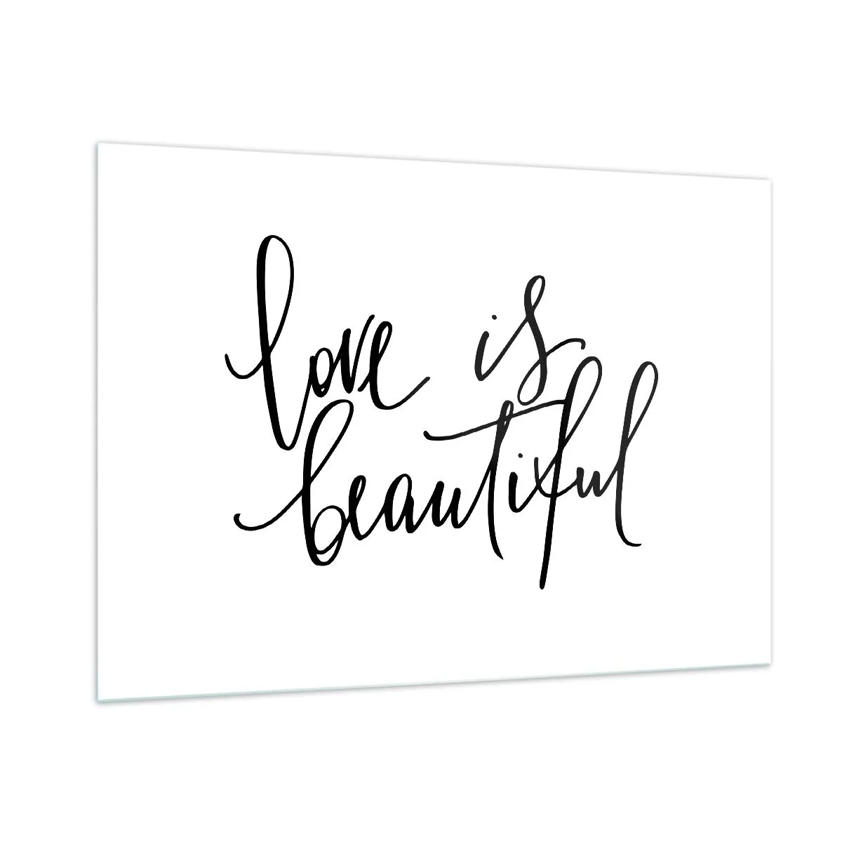 Tablou pe sticlă - Citiți și repetați - 100x70 cm